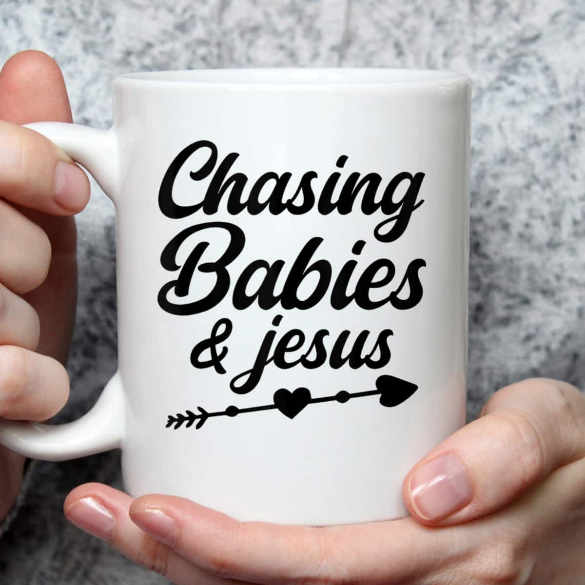 Christian Mama Religious Christian Chasing Babies And Jesus T-Shirt Christian Mama Religious Christian Chasing Babies And Jesus T-Shirt