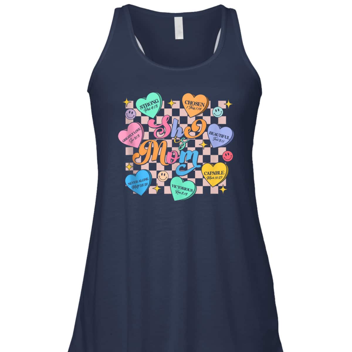 She Is Mom Christian Bible Verse Religious Heart Mothers Day T-Shirt She Is Mom Christian Bible Verse Religious Heart Mothers Day T-Shirt