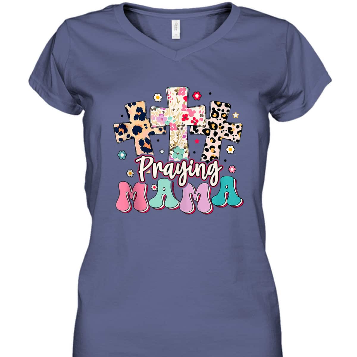 Praying Mama Religious Mother's Day Gift For Christian Mom T-Shirt Praying Mama Religious Mother's Day Gift For Christian Mom T-Shirt