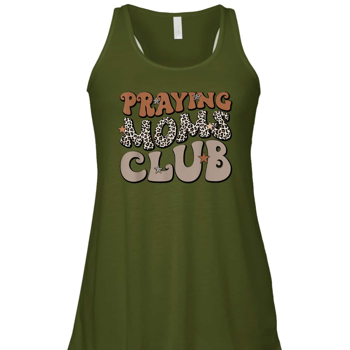 Praying Moms Club Leopard Christian Mama Mother's Day T-Shirt Praying Moms Club Leopard Christian Mama Mother's Day T-Shirt