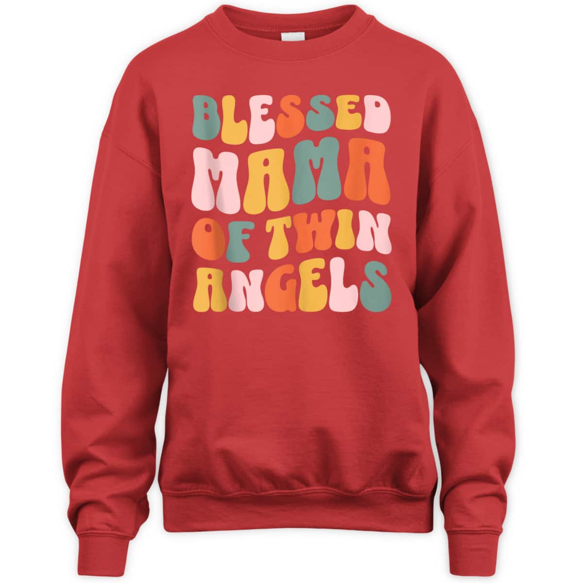 Mama Of Twin Angels Christian Mother's Day T-Shirt Gift For Christian Mom Mama Of Twin Angels Christian Mother's Day T-Shirt Gift For Christian Mom