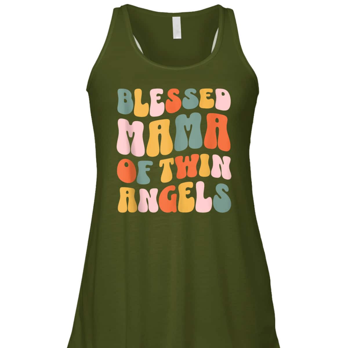 Mama Of Twin Angels Christian Mother's Day T-Shirt Gift For Christian Mom Mama Of Twin Angels Christian Mother's Day T-Shirt Gift For Christian Mom