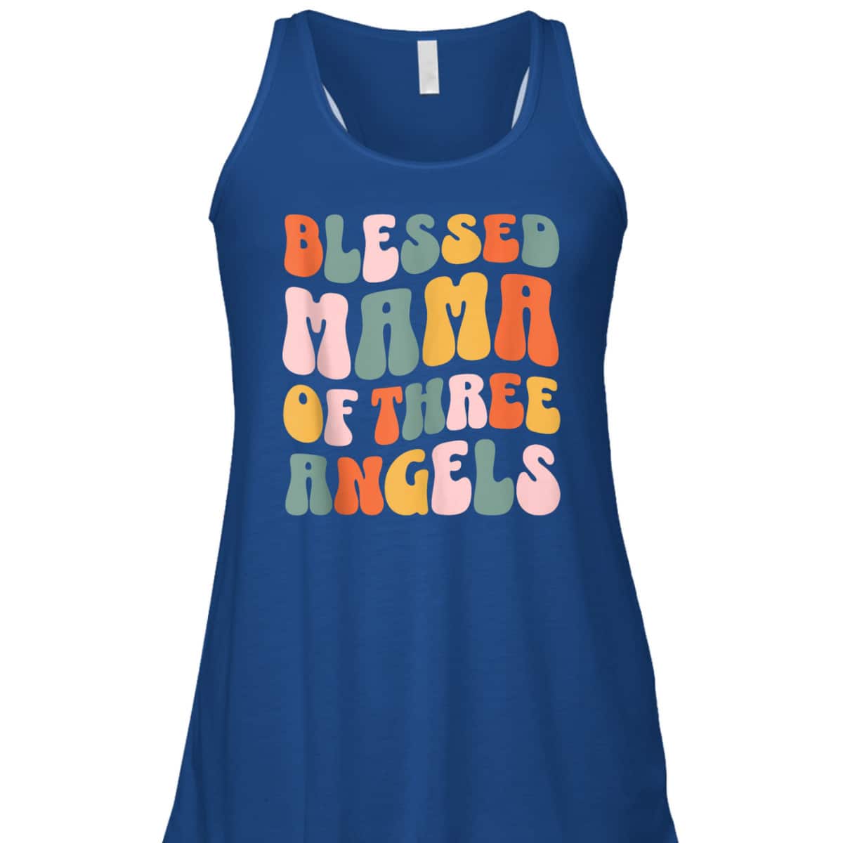 Mama Of Three Angels Mother's Day T-Shirt Gift For Christian Mom Mama Of Three Angels Mother's Day T-Shirt Gift For Christian Mom