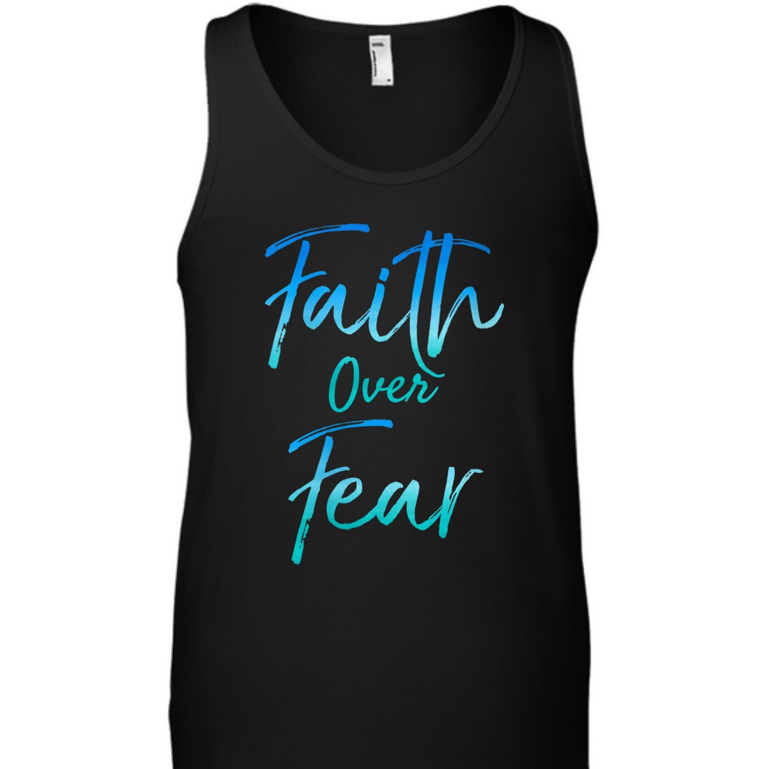 Faith Over Fear T-Shirt Christian Faith Religious Gift
