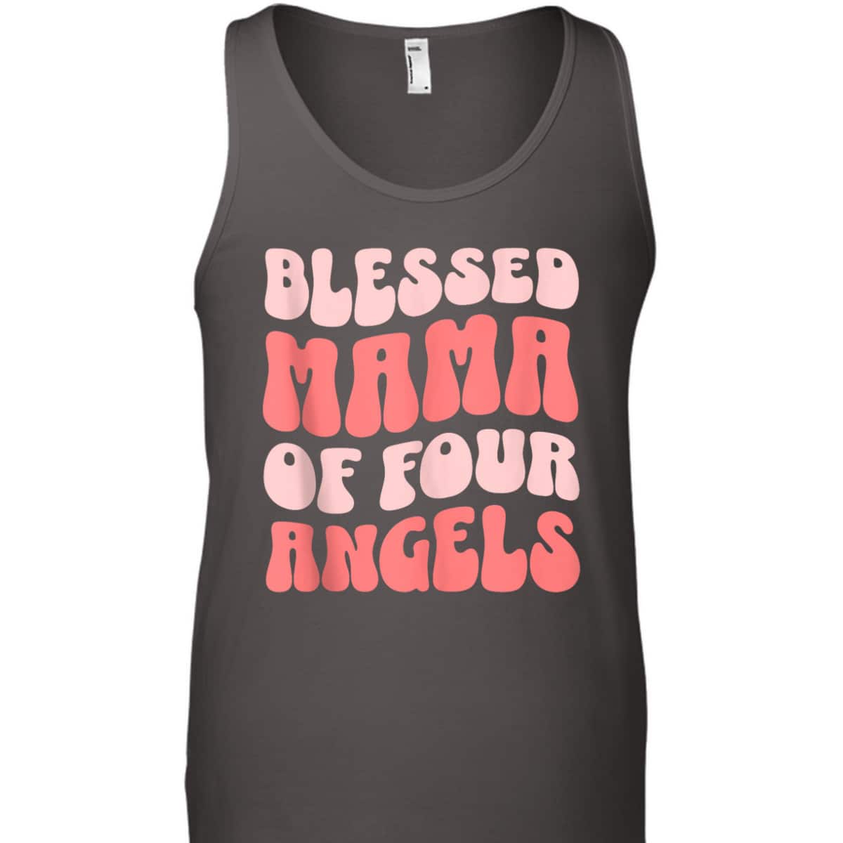 Mama Of Four Angels Christian Religious T-Shirt Mother's Day Gift Mama Of Four Angels Christian Religious T-Shirt Mother's Day Gift