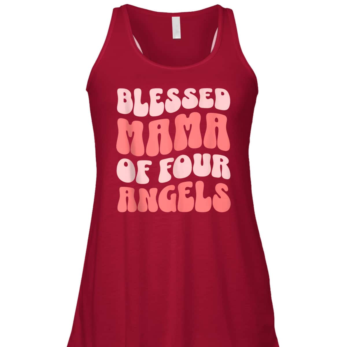 Mama Of Four Angels Christian Religious T-Shirt Mother's Day Gift Mama Of Four Angels Christian Religious T-Shirt Mother's Day Gift