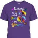 Blessed To Be Called Mom And Grams Christian Cross T-Shirt Blessed To Be Called Mom And Grams Christian Cross T-Shirt