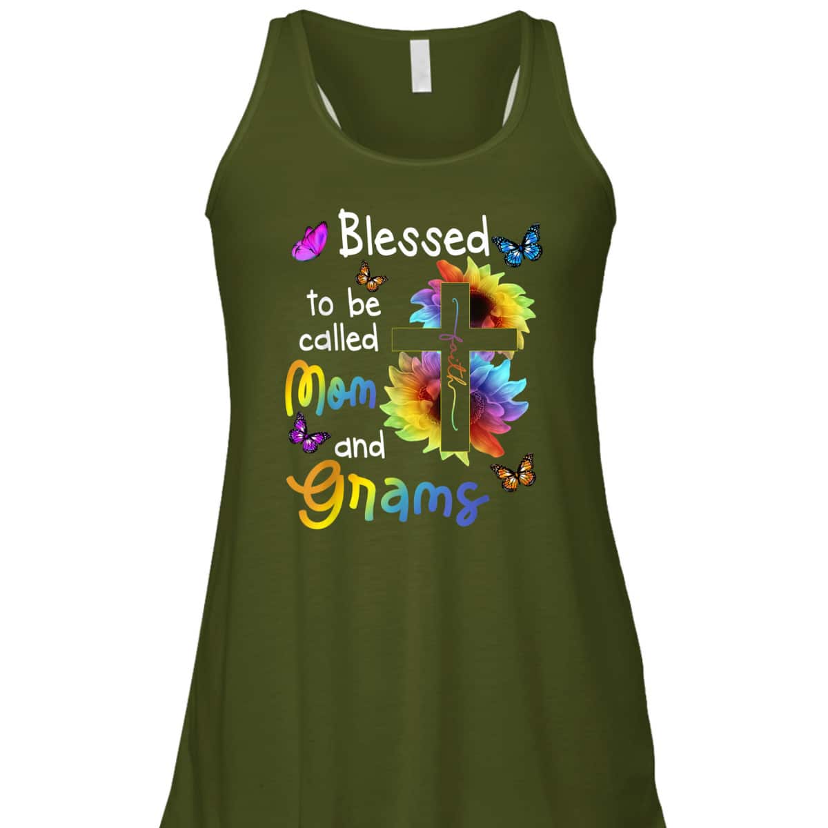 Blessed To Be Called Mom And Grams Christian Cross T-Shirt Blessed To Be Called Mom And Grams Christian Cross T-Shirt