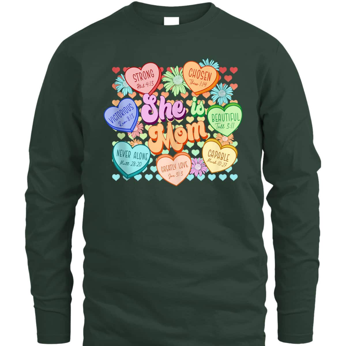 Religious Mother's Day She Is Mom Christian Bible Verse T-Shirt Religious Mother's Day She Is Mom Christian Bible Verse T-Shirt