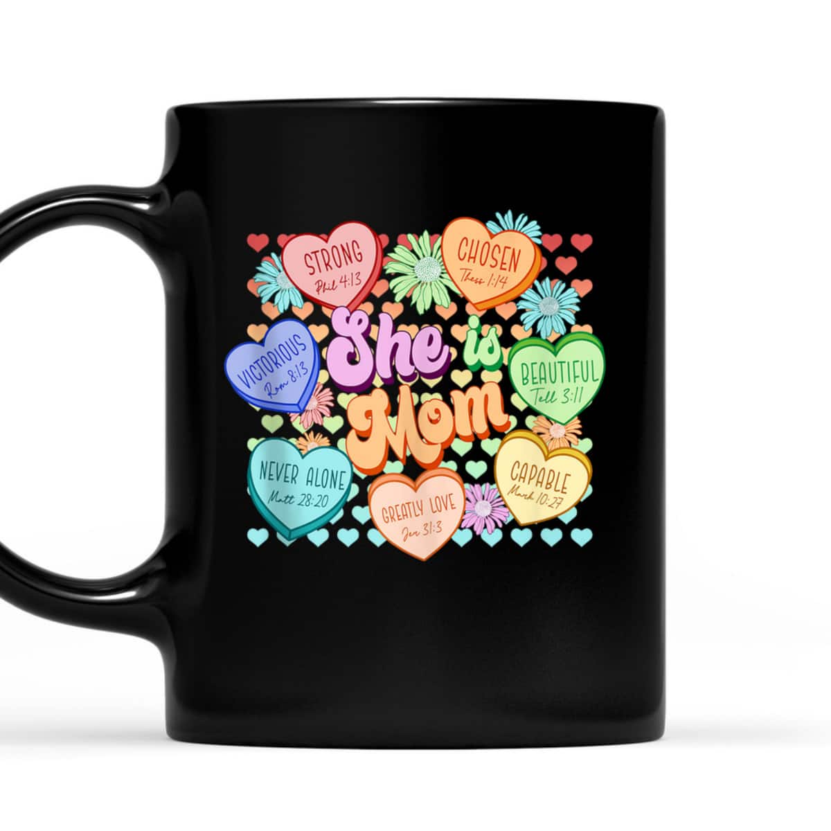 Religious Mother's Day She Is Mom Christian Bible Verse T-Shirt Religious Mother's Day She Is Mom Christian Bible Verse T-Shirt