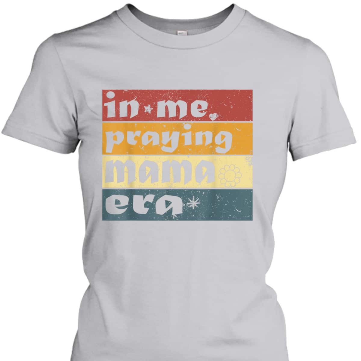Christian T-Shirt Gift In My Praying Mama Era Religious Mom Mother's Day Christian T-Shirt Gift In My Praying Mama Era Religious Mom Mother's Day