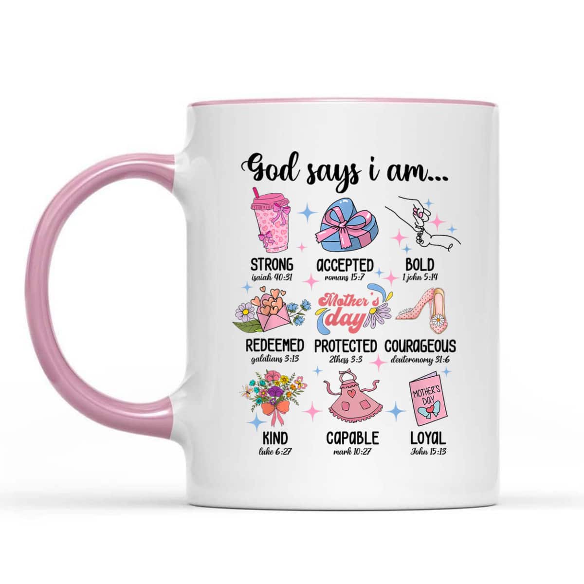 God Says I Am Jesus Christian Mothers Day Religious T-Shirt God Says I Am Jesus Christian Mothers Day Religious T-Shirt