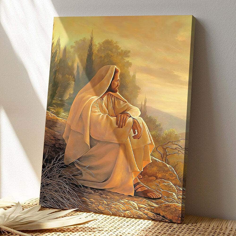 Christian Jesus Peaceful Jesus Christ Bible Verse Scripture Canvas Print Christian Jesus Peaceful Jesus Christ Bible Verse Scripture Canvas Print
