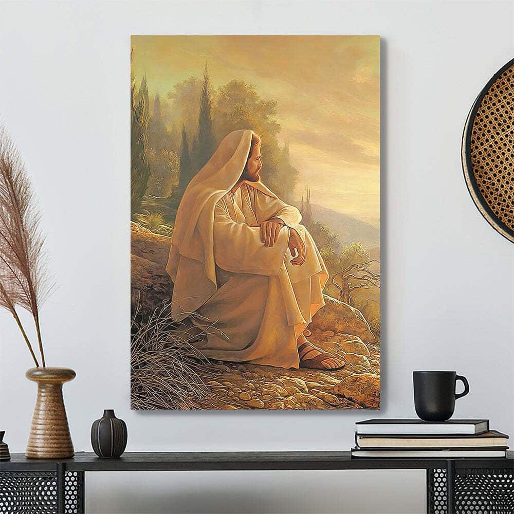 Christian Jesus Peaceful Jesus Christ Bible Verse Scripture Canvas Print Christian Jesus Peaceful Jesus Christ Bible Verse Scripture Canvas Print