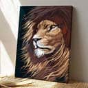 Christ And Lion Picture Jesus Bible Verse Scripture Canvas Print Christ And Lion Picture Jesus Bible Verse Scripture Canvas Print