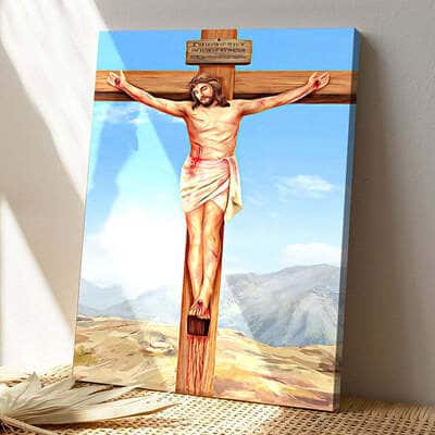 Christian Jesus Christ Bible Verse Scripture Canvas Print