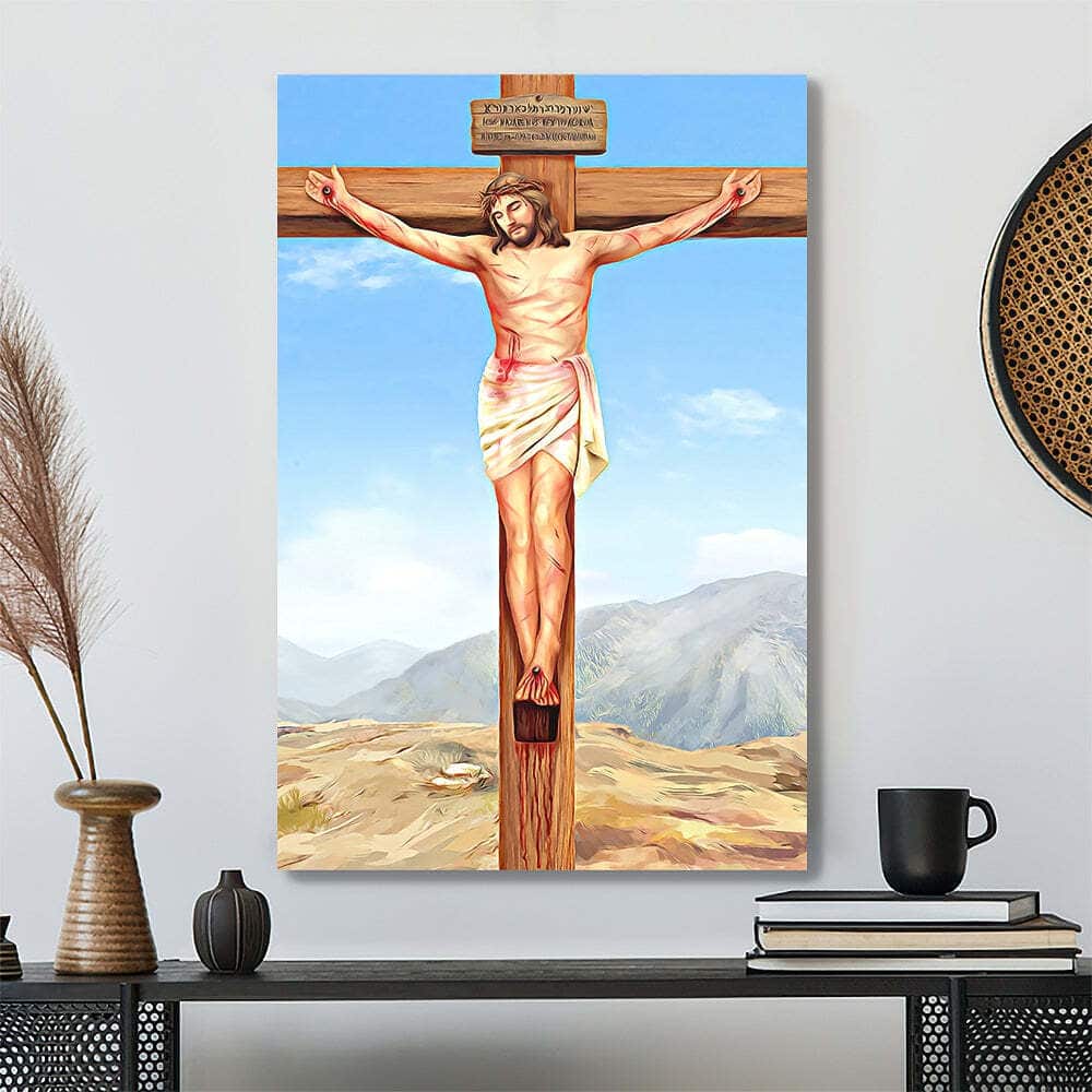 Christian Jesus Christ Bible Verse Scripture Canvas Print