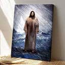 Christian Jesus Christ The Sea Bible Verse Scripture Canvas Print Christian Jesus Christ The Sea Bible Verse Scripture Canvas Print