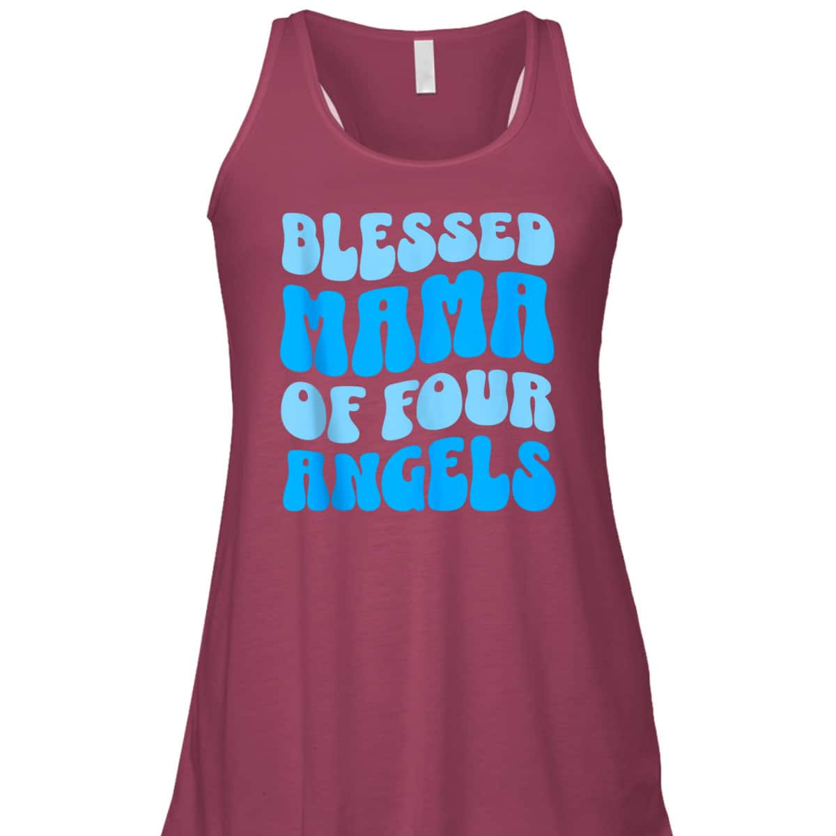 Mama Of Four Angels Mother's Day Christian T-Shirt Gift For Christian Mom Mama Of Four Angels Mother's Day Christian T-Shirt Gift For Christian Mom