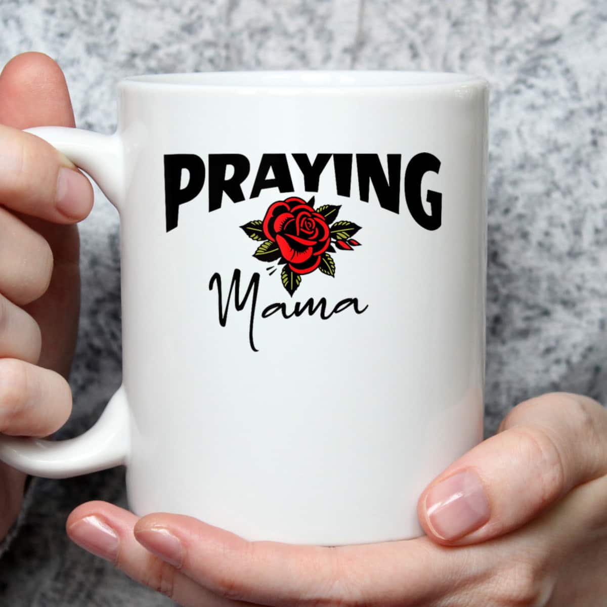 Christian Praying Mama Mother's Day T-Shirt For Christian Mom Christian Praying Mama Mother's Day T-Shirt For Christian Mom
