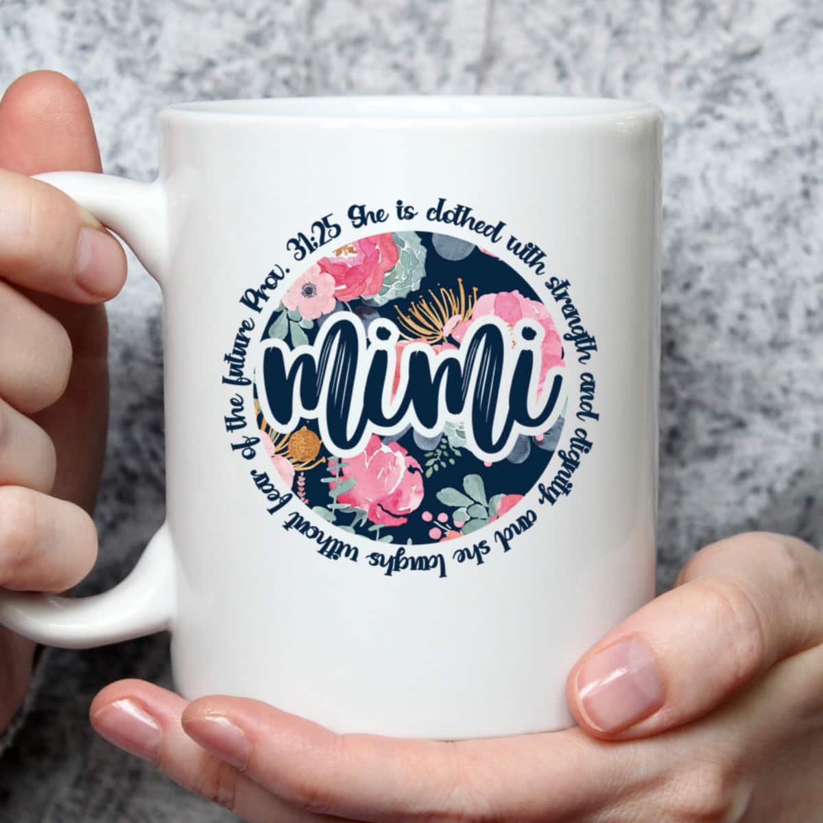 Proverbs 31 Mimi Proverbs 3125 Christian Floral Mother's Day T-Shirt Proverbs 31 Mimi Proverbs 3125 Christian Floral Mother's Day T-Shirt