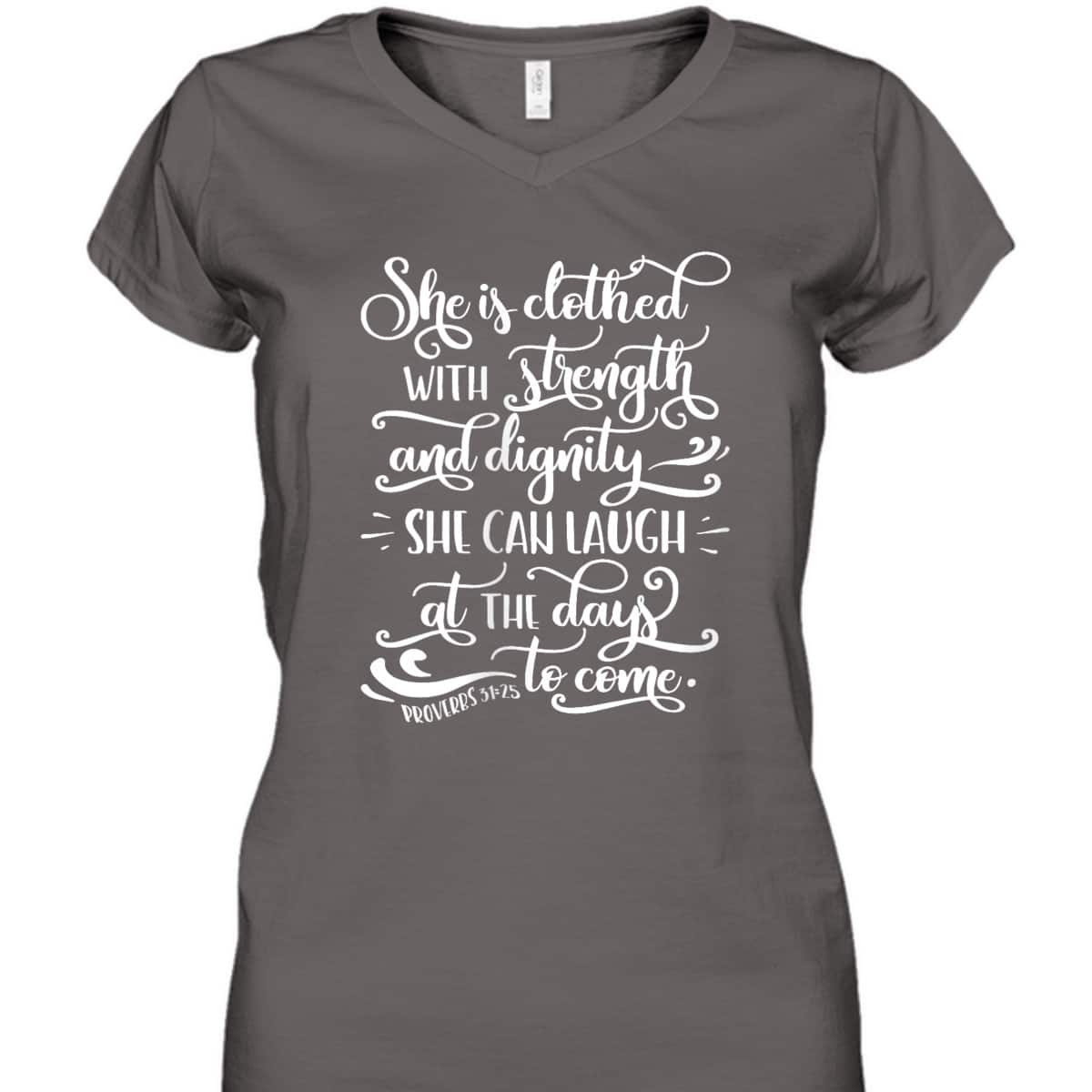 Womens Christian Bible Verse Proverbs 315 Virtuous Godly Woman Gif T-Shirt Womens Christian Bible Verse Proverbs 315 Virtuous Godly Woman Gif T-Shirt