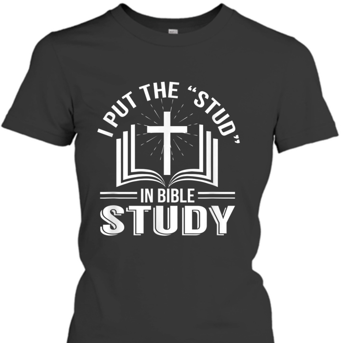 I Put The Stud In Bible Study Funny Christian Bible Study T-Shirt I Put The Stud In Bible Study Funny Christian Bible Study T-Shirt