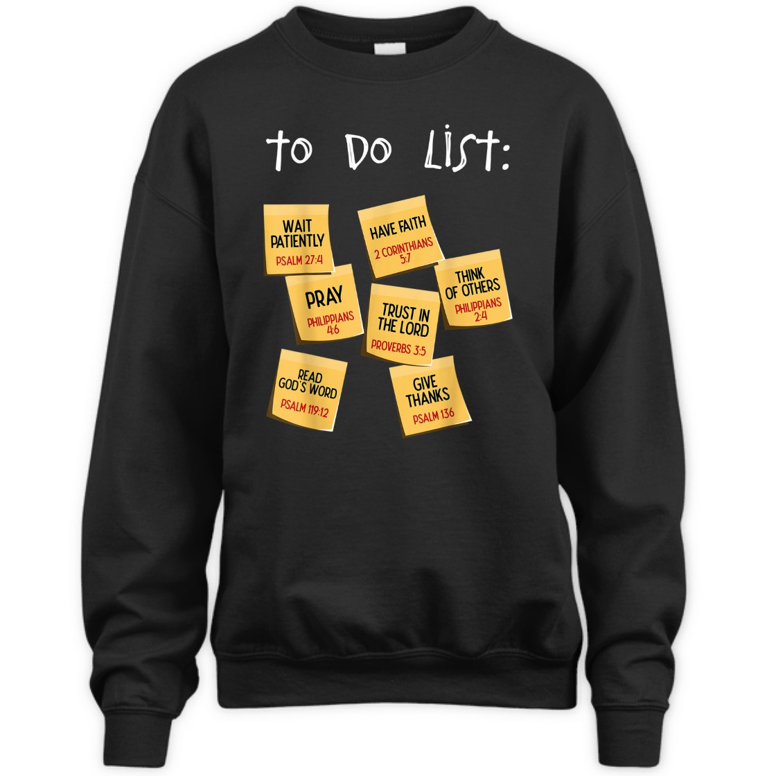 Christian To Do List Bible Verse T-Shirt Unique Gift For Any Christian Christian To Do List Bible Verse T-Shirt Unique Gift For Any Christian