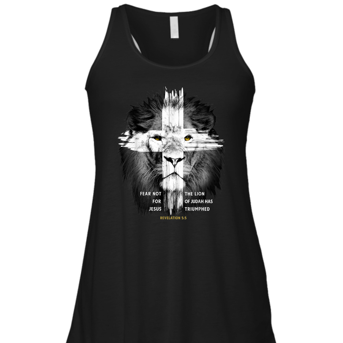 Lion Of Judah Revelation 5:5 With Cross Best Bible Verse T-Shirt For Believers Lion Of Judah Revelation 5:5 With Cross Best Bible Verse T-Shirt For Believers