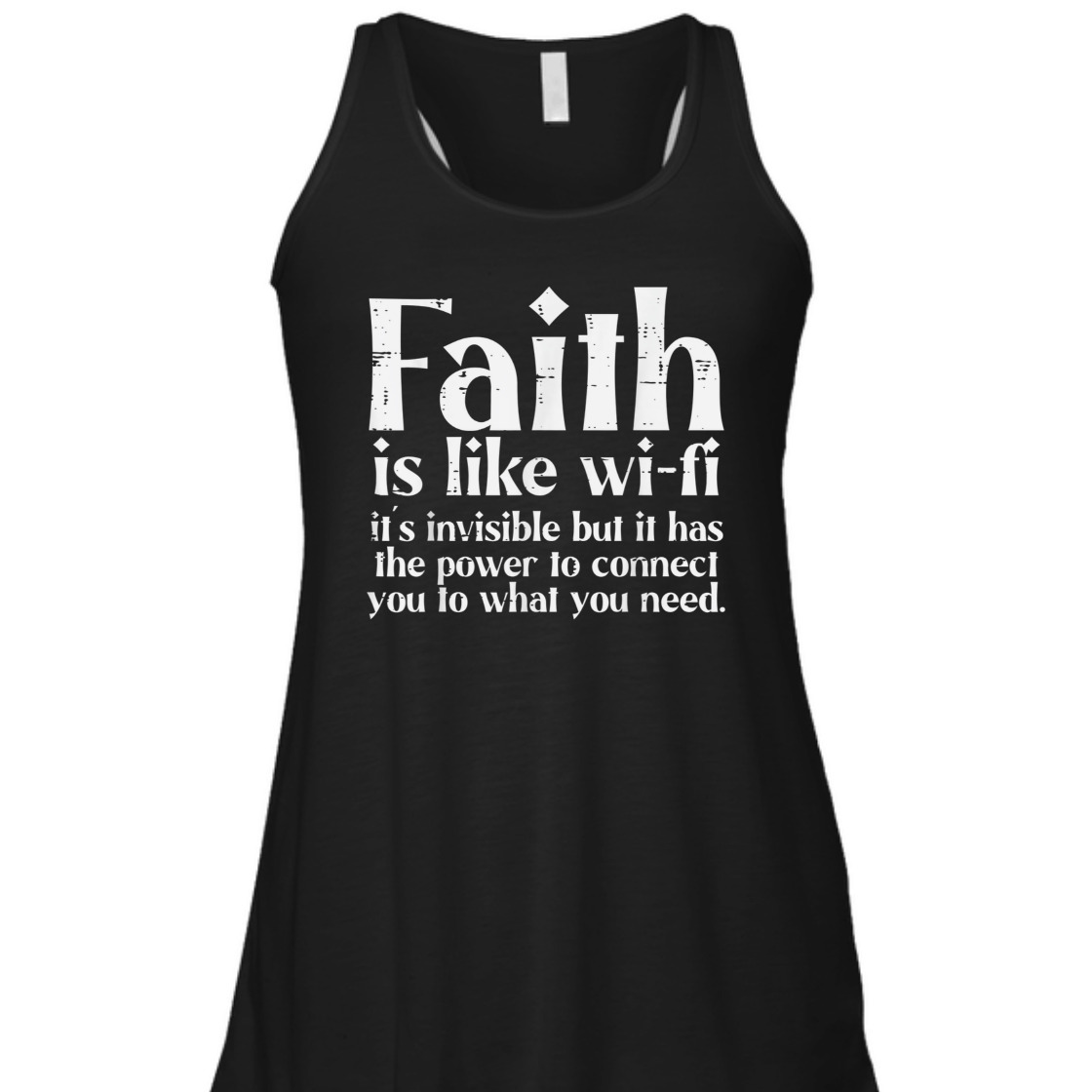 Faith Is Like Wifi Funny Christian T-Shirt For Believers
