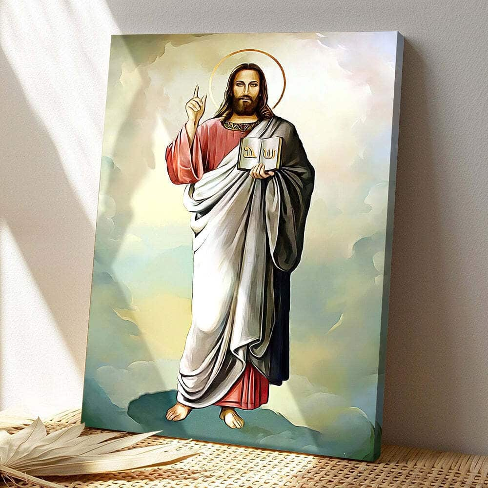 Religious Christian Gift Canvas Print Jesus Christ Bible Verse Scripture