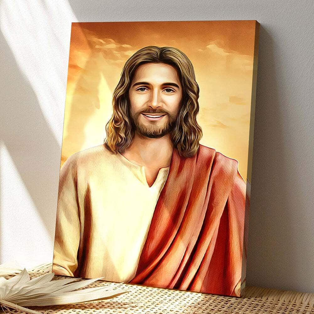 Jesus Have Faith Jesus Christ Bible Verse Scripture Canvas Print