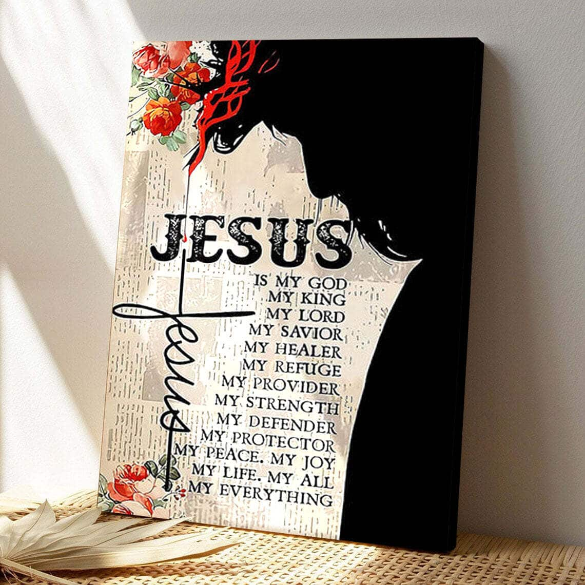 Jesus Quotes Prayer For Healing Christian Bible Verse Scripture Canvas Print