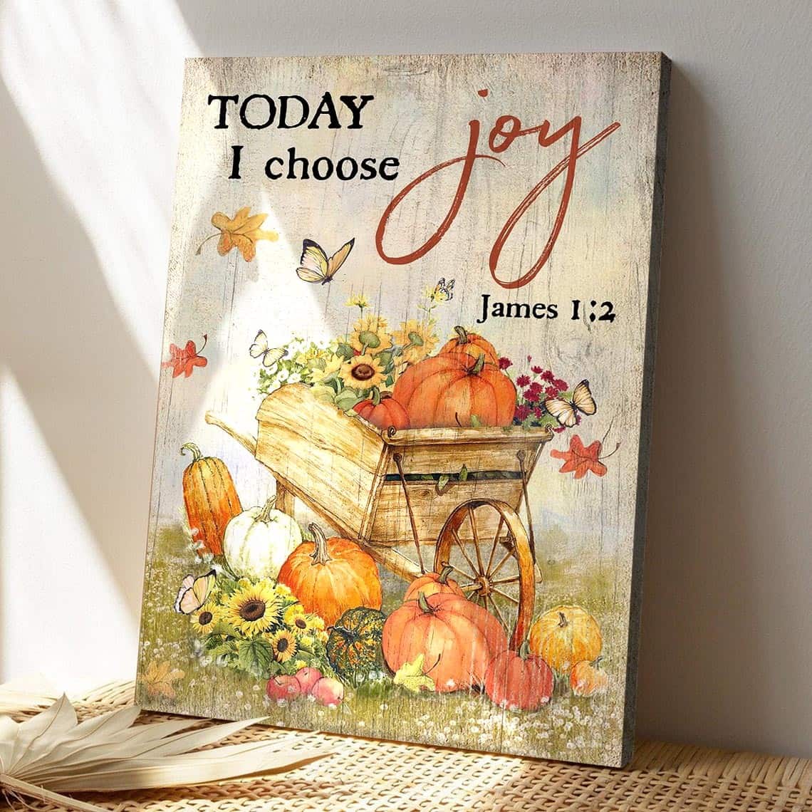 Garden Today I Choose Joy Bible Verse Scripture Canvas Print Garden Today I Choose Joy Bible Verse Scripture Canvas Print