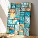 Marine Pattern Faith Hope Love Peace Bible Verse Scripture Canvas Print Marine Pattern Faith Hope Love Peace Bible Verse Scripture Canvas Print