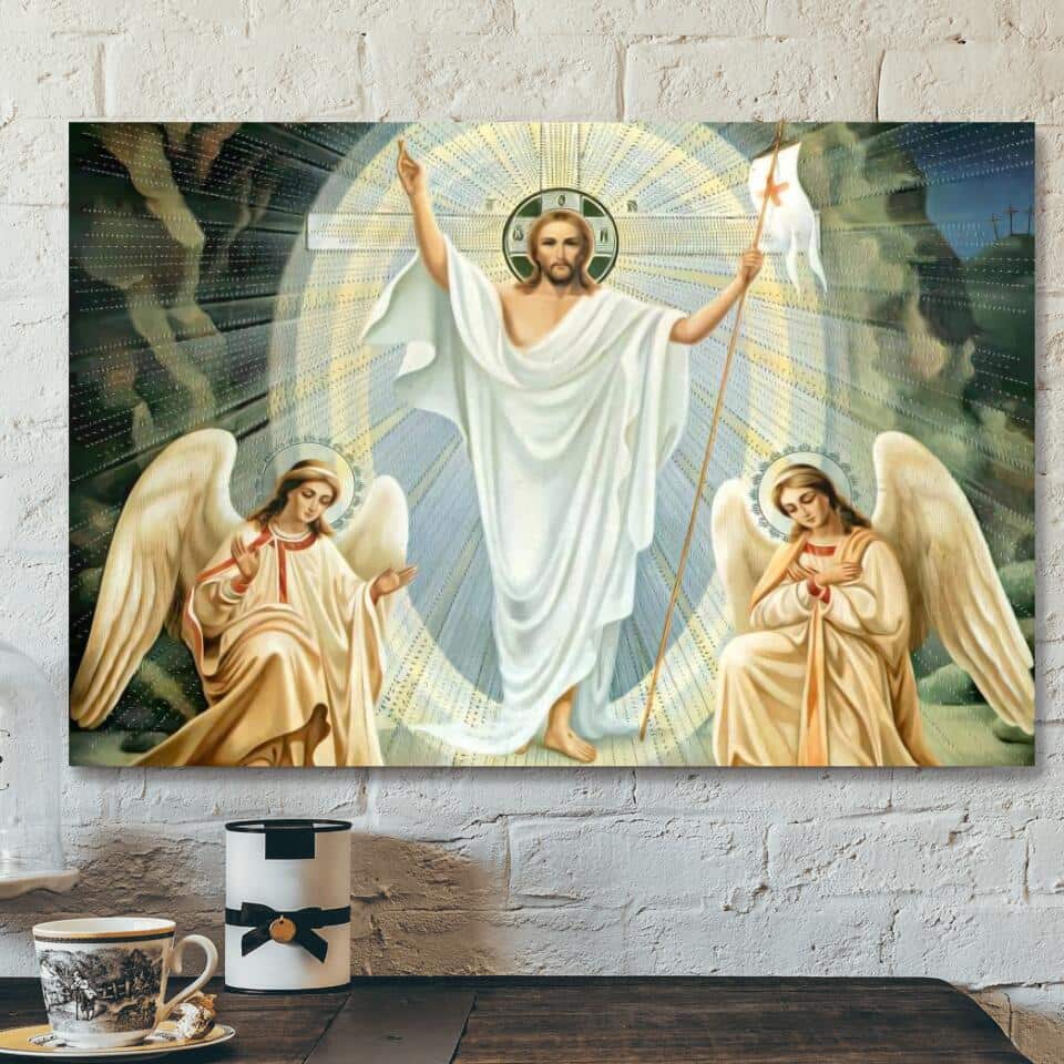 God Jesus Christian Faith Gift Jesus Bible Verse Scripture Canvas Wall Art