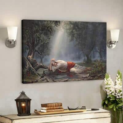 God Jesus Religious Christian Gift Jesus Bible Verse Scripture Canvas Wall Art