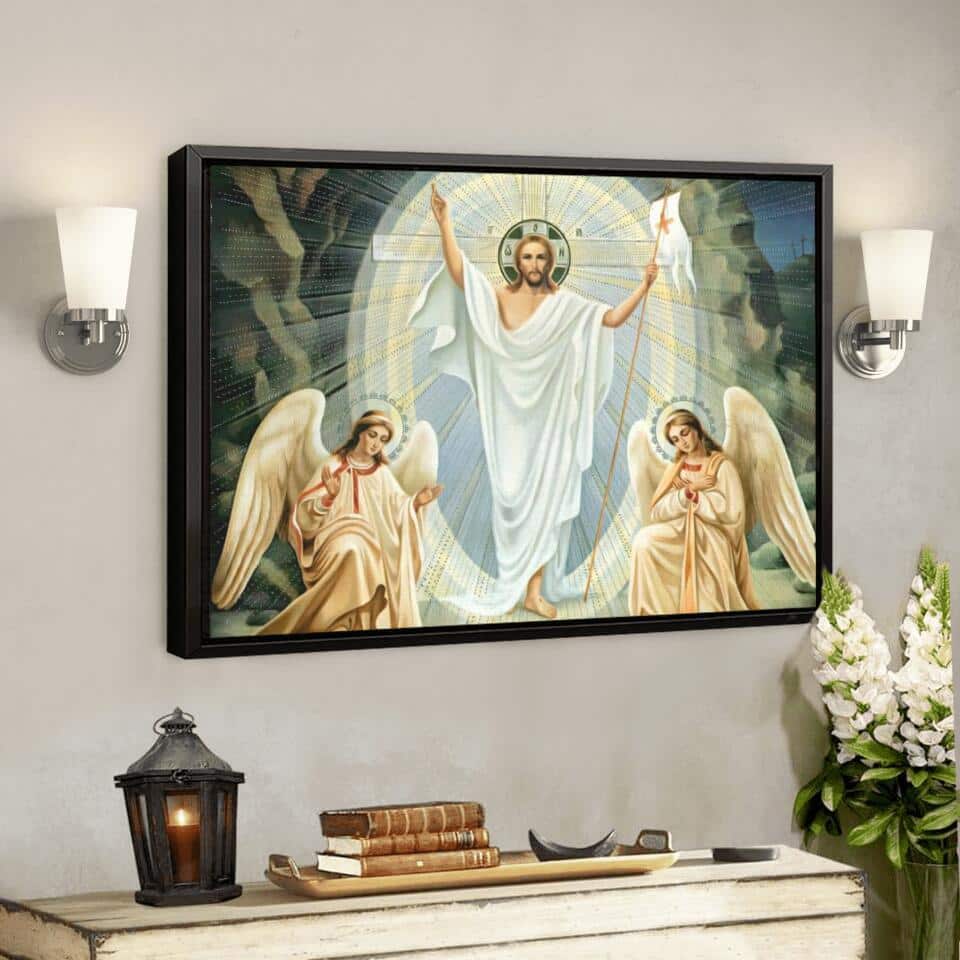 God Jesus Christian Faith Gift Jesus Bible Verse Scripture Canvas Wall Art