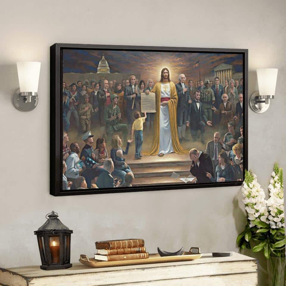 Religious God Jesus Christian Gift Jesus Bible Verse Scripture Canvas Wall Art