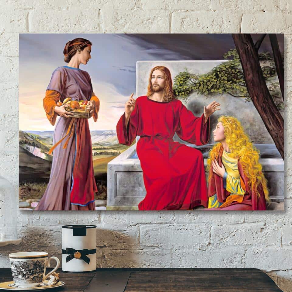 God Jesus Christian Jesus Bible Verse Scripture Canvas Wall Art Faith Gift