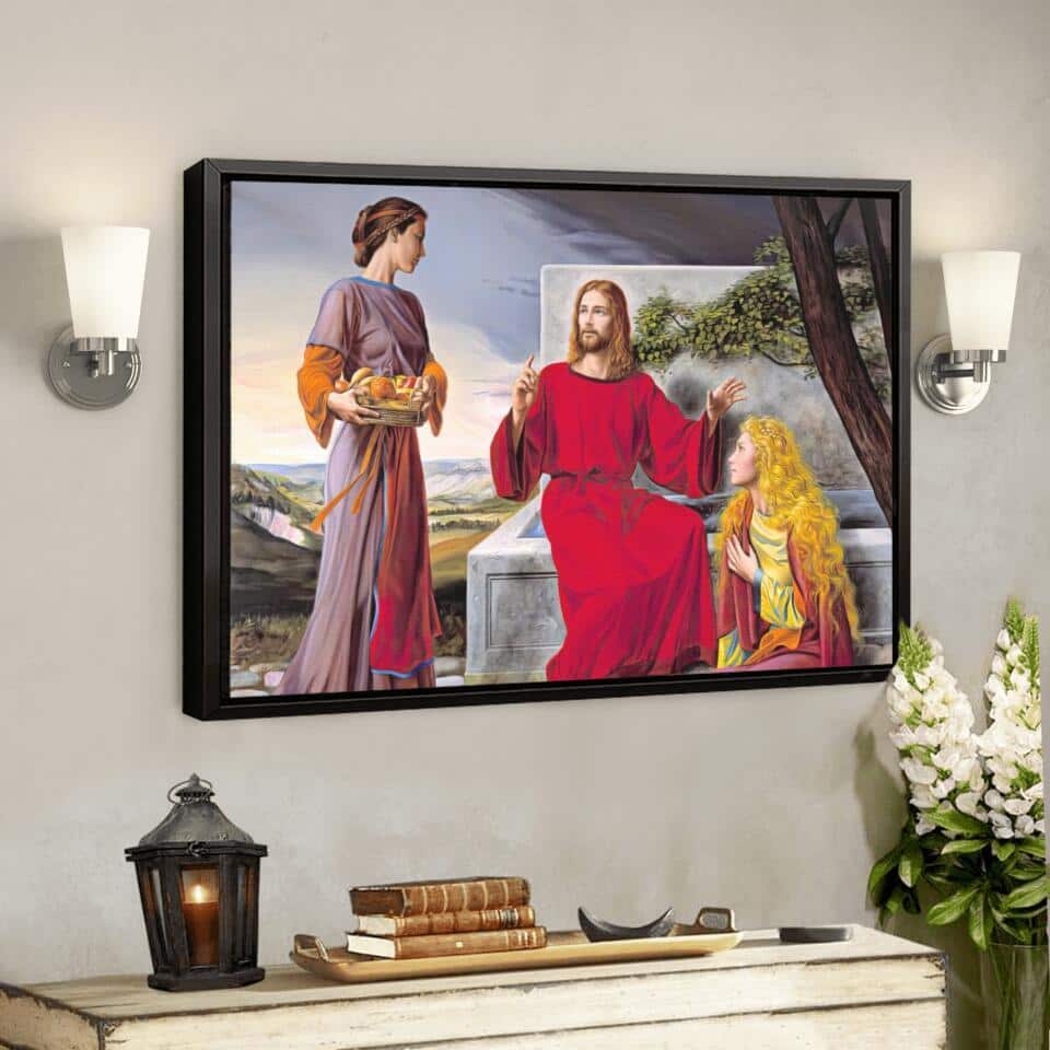 God Jesus Christian Jesus Bible Verse Scripture Canvas Wall Art Faith Gift