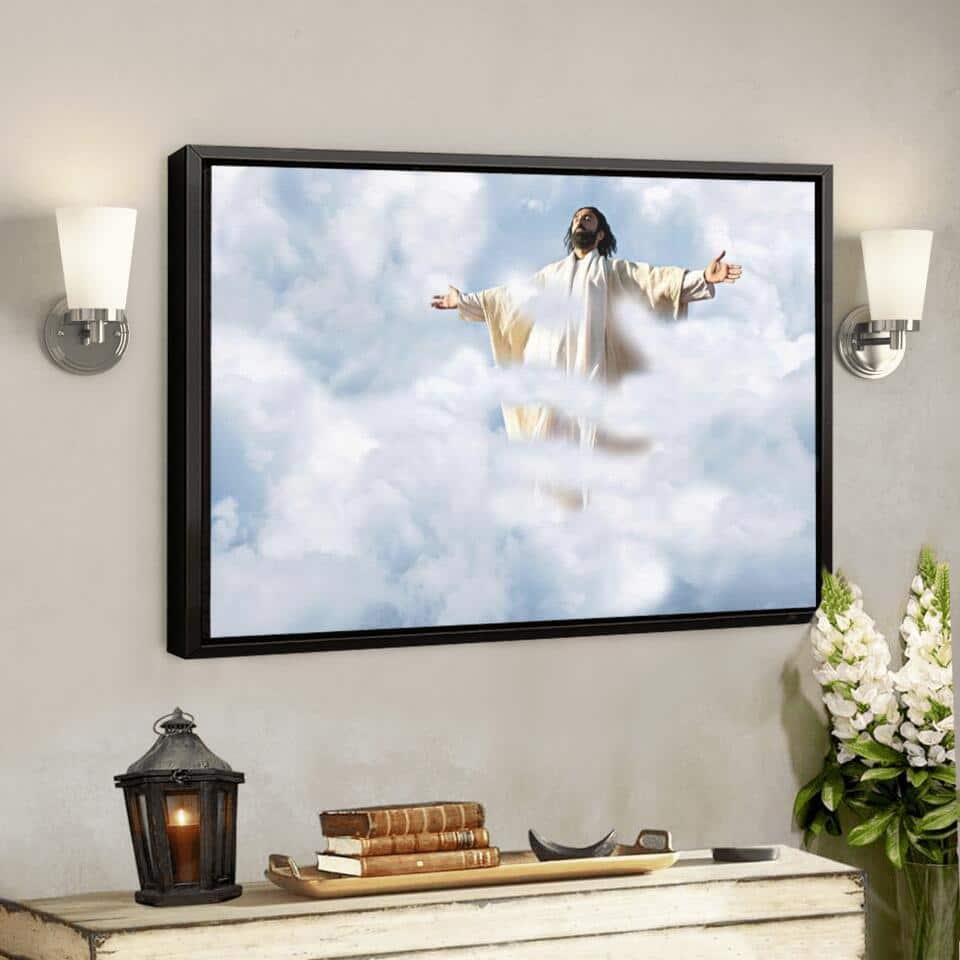 Christian God Jesus Gift Jesus Bible Verse Scripture Canvas Wall Art