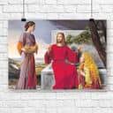 God Jesus Christian Jesus Bible Verse Scripture Canvas Wall Art Faith Gift