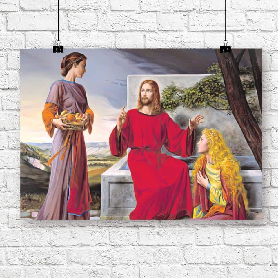 God Jesus Christian Jesus Bible Verse Scripture Canvas Wall Art Faith Gift
