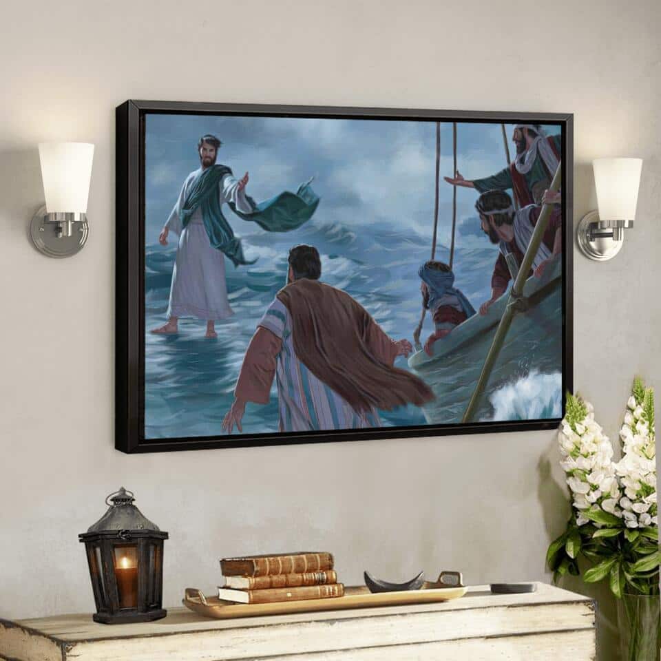 The Savior God Jesus Christian Gift Jesus Bible Verse Scripture Canvas Wall Art