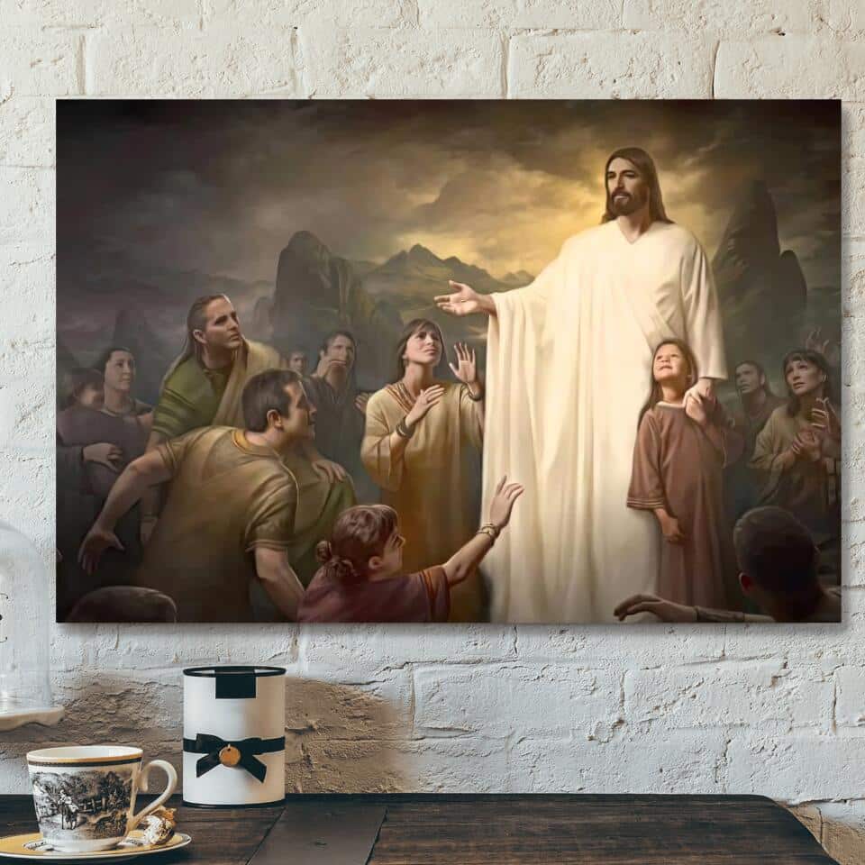 Religious Faith God Jesus Christian Gift Jesus Bible Verse Scripture Canvas Wall Art