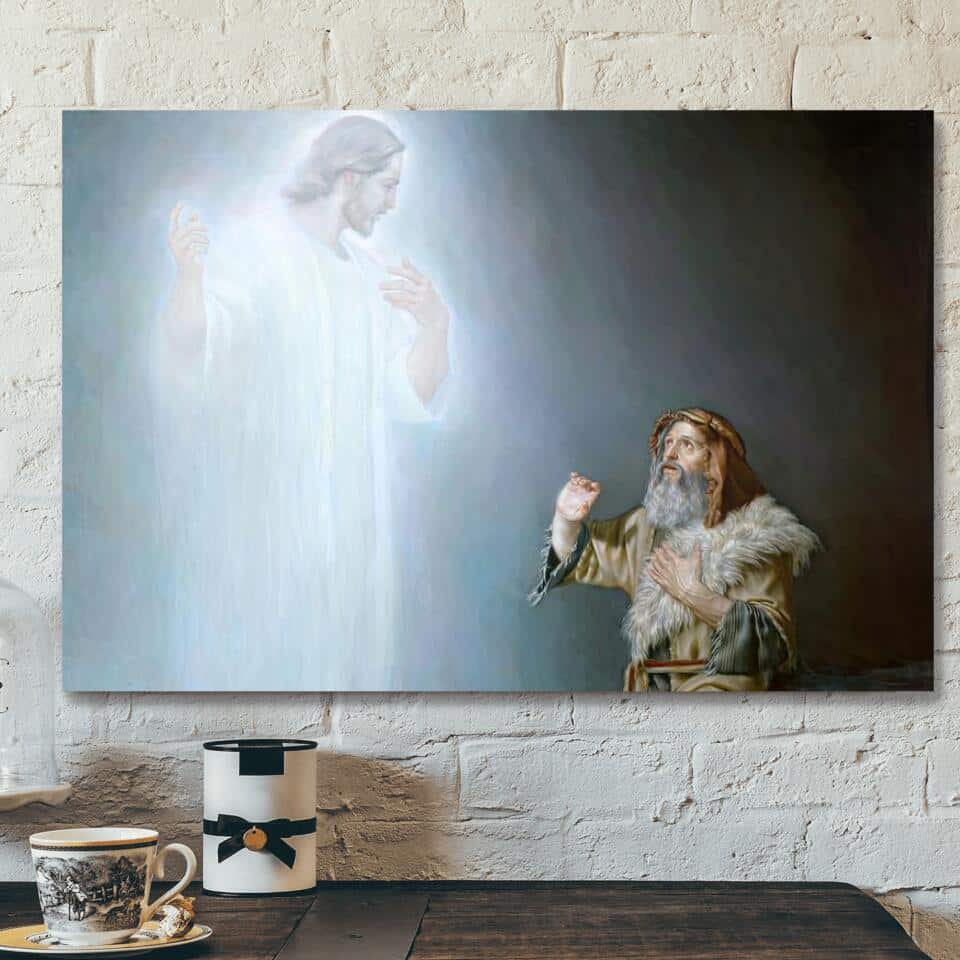 Moses Seeing Jesus Christian Gift Jesus Scripture Canvas Wall Art