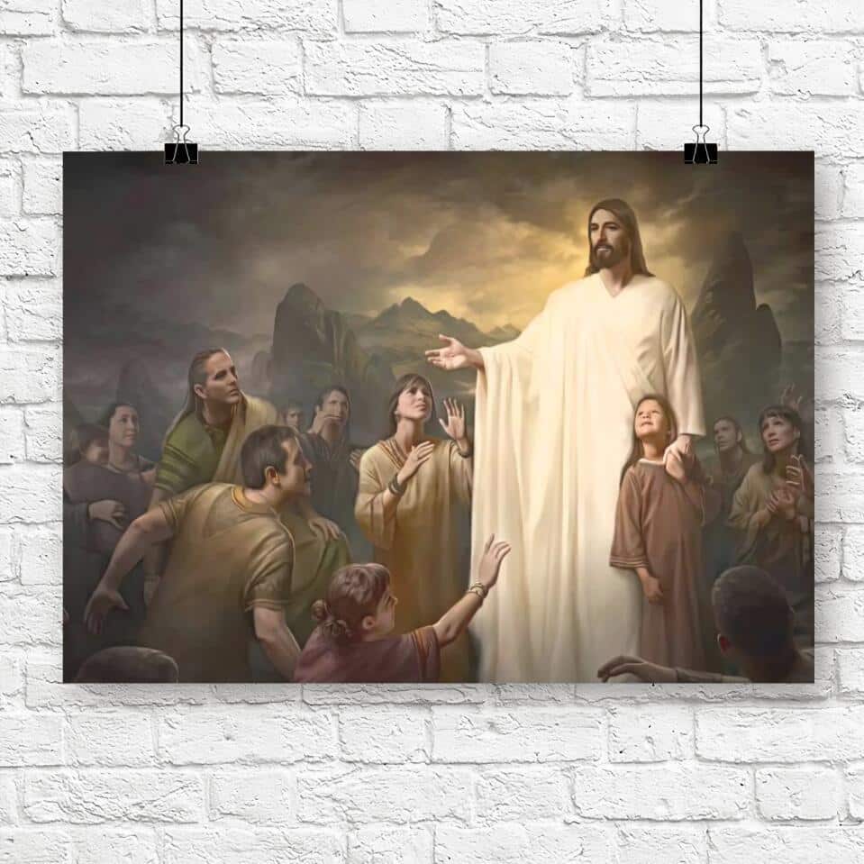 Religious Faith God Jesus Christian Gift Jesus Bible Verse Scripture Canvas Wall Art