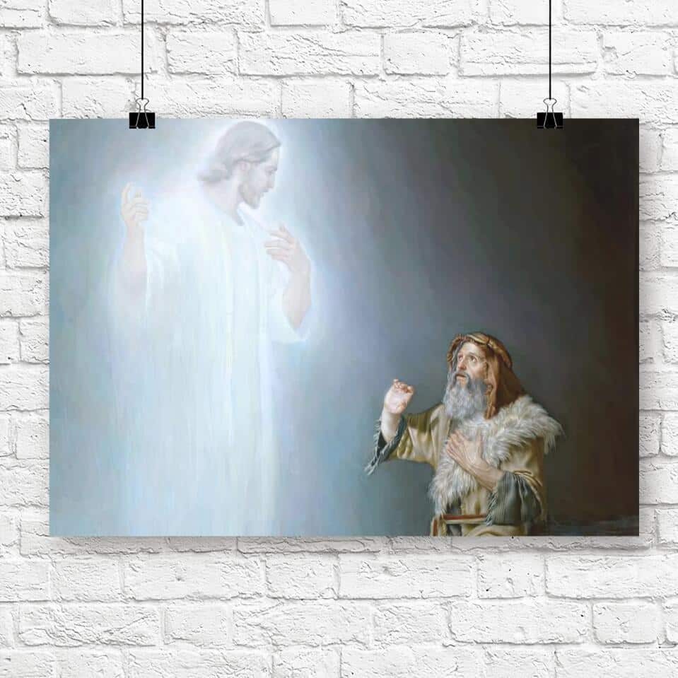 Moses Seeing Jesus Christian Gift Jesus Scripture Canvas Wall Art