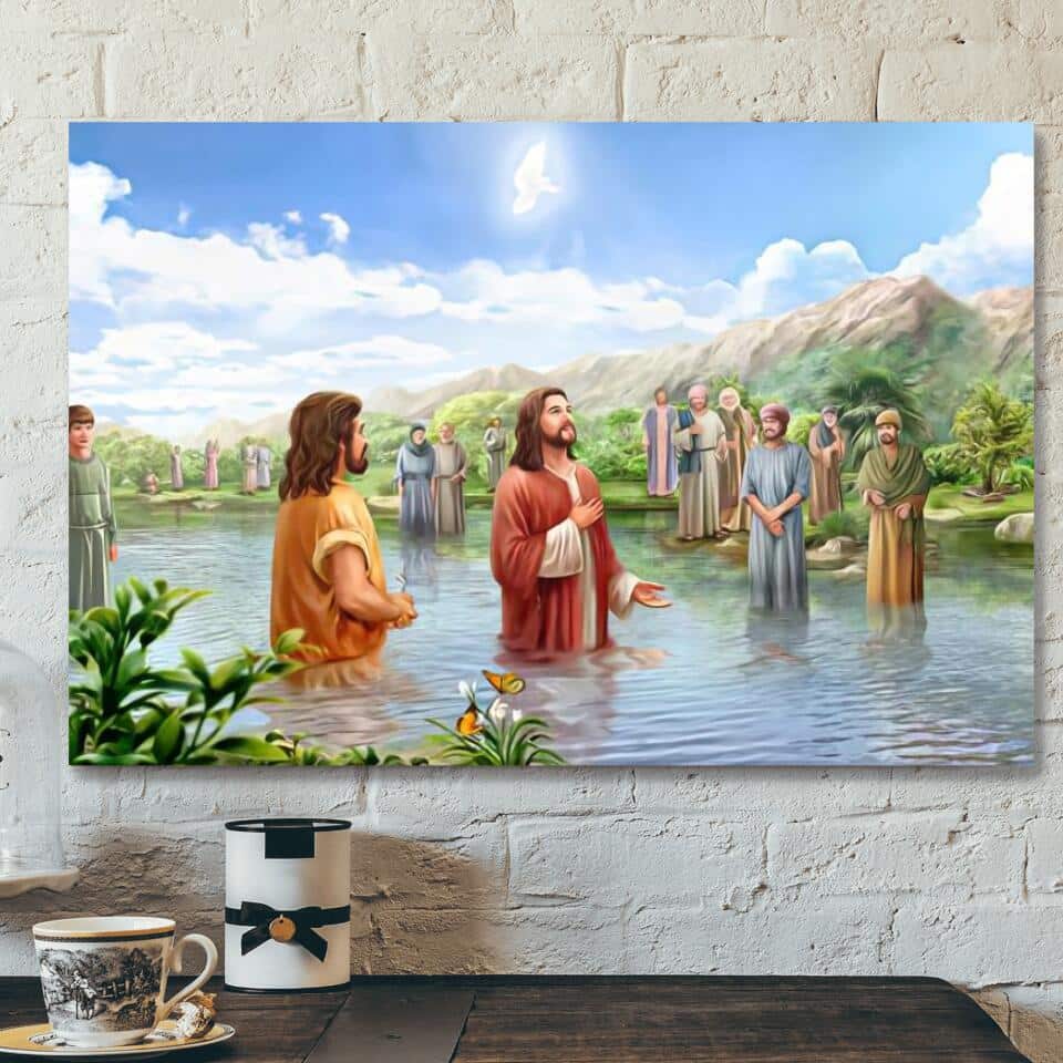 God Jesus Christian Gift Jesus Religious Bible Verse Scripture Canvas Wall Art